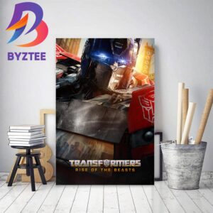 Peter Cullen Is Optimus Prime In Transformers Rise Of The Beasts Decor Poster Canvas