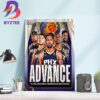 Denver Nuggets Advance To The Western Conference Semifinals Decor Poster Canvas