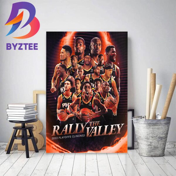 Phoenix Suns Rally The Valley For The 2023 NBA Playoffs Decor Poster Canvas