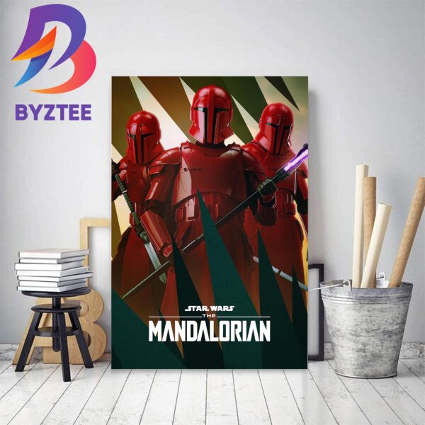 Praetorian Guards In The Mandalorian Star Wars Decor Poster Canvas