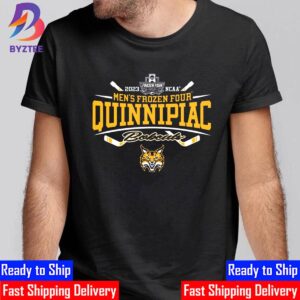 Quinnipiac Bobcats Mens Ice Hockey NCAA Mens Frozen Four National Champions Unisex T-Shirt