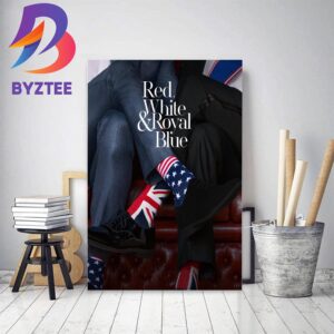 Red White And Royal Blue Official Poster Home Decor Poster Canvas