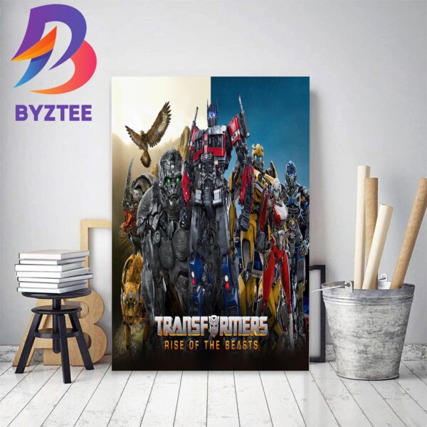 Rise Of The Beasts Autobots And Maximals Official Poster Decor Poster Canvas