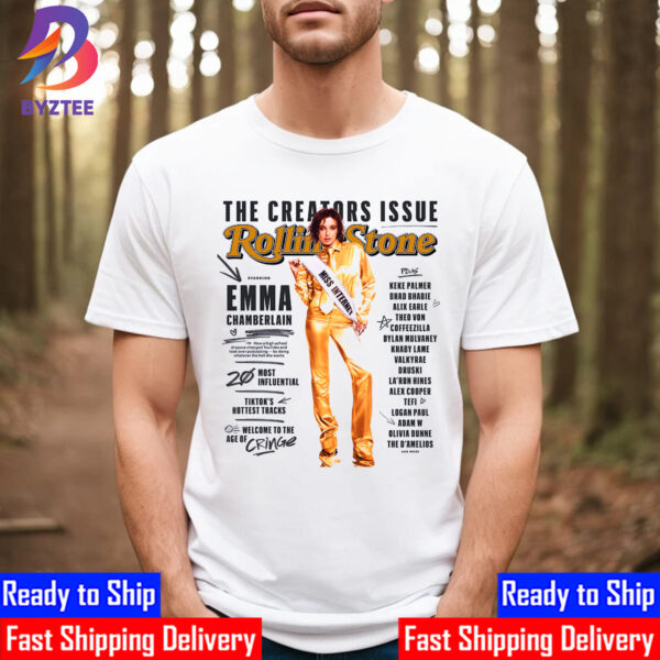 Rolling Stone Creators Issue Cover Star Emma Chamberlain Unisex T-Shirt
