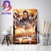 Roman Reigns And Still Undisputed WWE Universal Champion At WWE WrestleMania Goes Hollywood Decor Poster Canvas