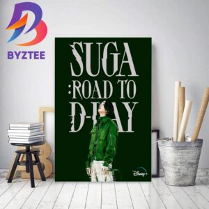 SUGA Road To D-DAY Poster Decor Poster Canvas