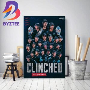 Seattle Kraken Clinched 2023 Stanley Cup Playoffs Decor Poster Canvas