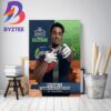 Seattle Seahawks Select Illinois CB Devon Witherspoon In The NFL Draft 2023 Home Decor Poster Canvas