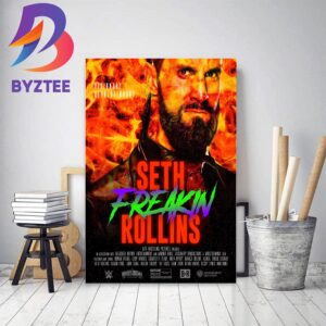 Seth Freakin Rollins Defeats Logan Paul In Banger Match Decor Poster Canvas