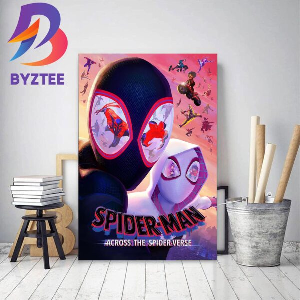 Spider Man Across The Spider Verse New Poster Home Decor Poster Canvas