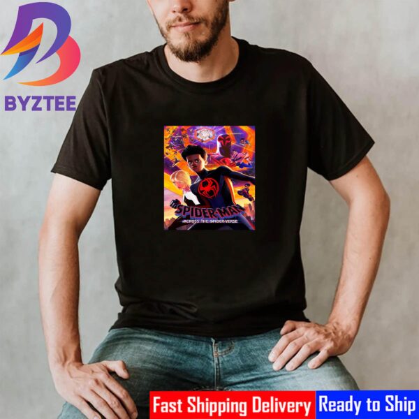 Spider Man Across The Spider Verse Official Poster Shirt