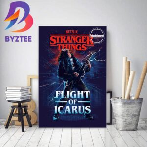 Stranger Things Eddie Munson Flight Of Icarus Decor Poster Canvas