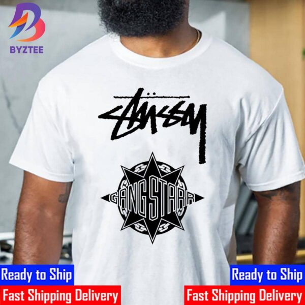 Stussy Taps Gang Starr for a Range of Collaborative Unisex T-Shirt