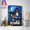 Tampa Bay Rays Is The First Team To Start 14 0 At Home Decor Poster Canvas