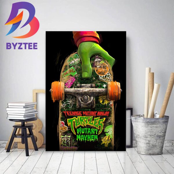 Teenage Mutant Ninja Turtles Mutant Mayhem Official Poster Decor Poster Canvas