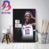 Latrice Perkins 1000th Career Point Decor Poster Canvas