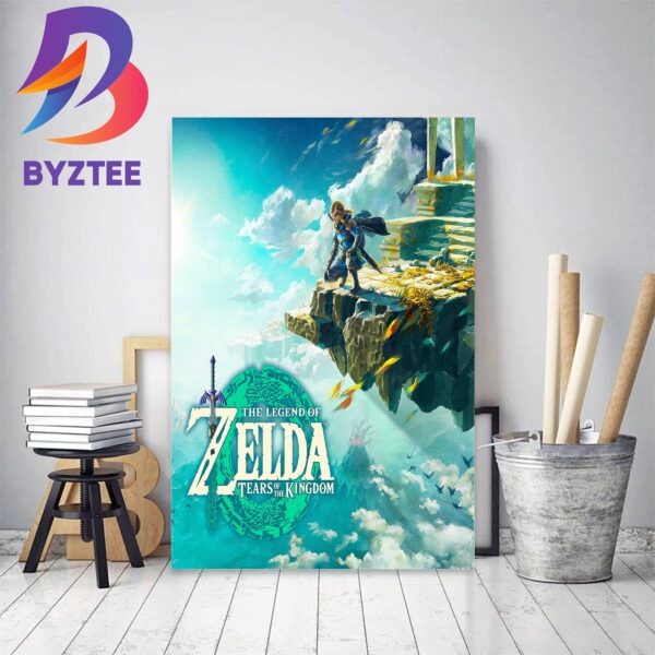 The Legend Of Zelda Tears Of The Kingdom Official Poster Decor Poster Canvas