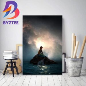 The Little Mermaid 2023 Disney Official Poster Decor Poster Canvas