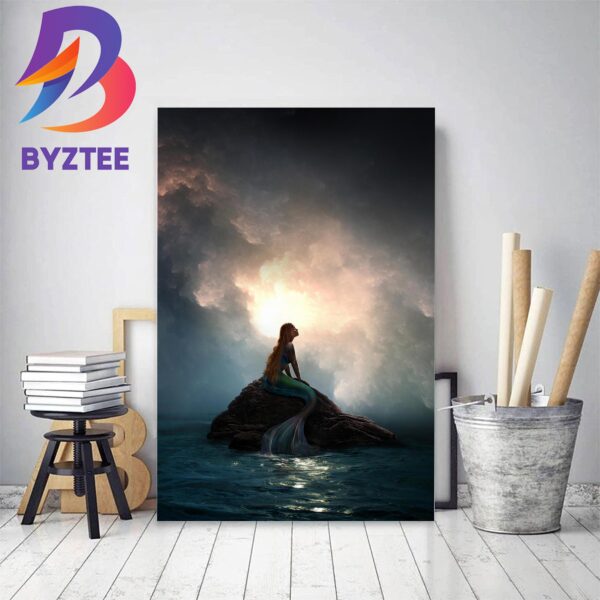 The Little Mermaid 2023 Disney Official Poster Decor Poster Canvas