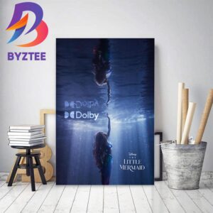 The Little Mermaid 2023 Of Disney Dolby Cinema Poster Home Decor Poster Canvas