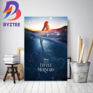 The Little Mermaid 2023 Of Disney Fandango Poster Home Decor Poster Canvas