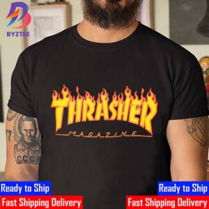 Thrasher Flame Magazine Logo Unisex T-Shirt