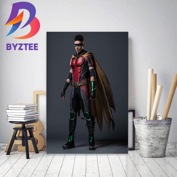 Titans Season 4 Tim Drake Robin Suit Decor Poster Canvas