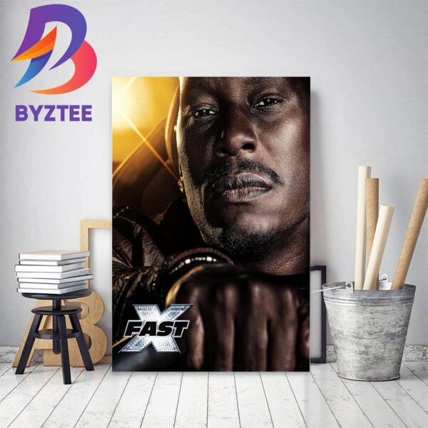 Tyrese Gibson As Roman Pearce In Fast X 2023 Decor Poster Canvas