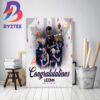 UConn Huskies Mens Basketball Are The 2023 National Champions Decor Poster Canvas