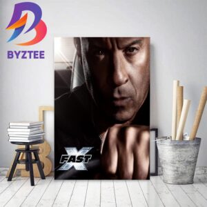 Vin Diesel As Dominic Toretto In Fast X 2023 Decor Poster Canvas