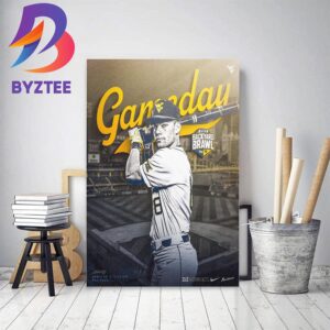 WVU Baseball 2023 Backyard Brawl Decor Poster Canvas