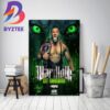 Wes Lee And Still NXT North American Champion Decor Poster Canvas