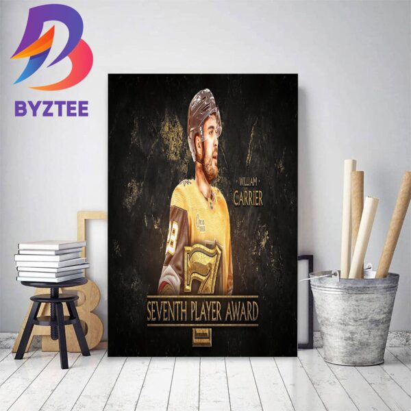 William Carrier 2022-2023 Seventh Player Award Winner Decor Poster Canvas