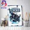 Winnipeg Jets Clinched 2023 Stanley Cup Playoffs Decor Poster Canvas