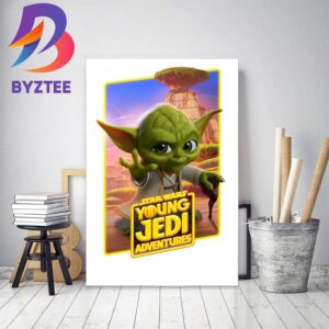 Yoda In Young Jedi Adventures Of Star Wars Home Decor Poster Canvas