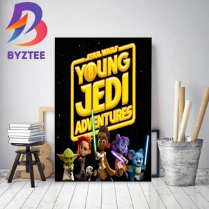 Young Jedi Adventures Of Star Wars First Poster Home Decor Poster Canvas