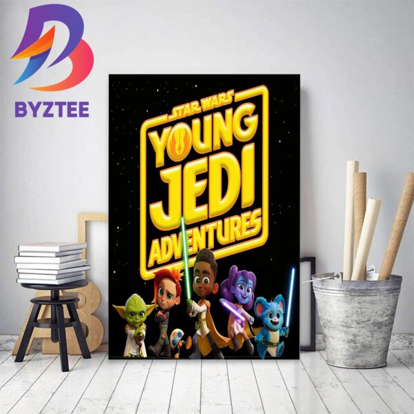 Young Jedi Adventures Of Star Wars First Poster Home Decor Poster Canvas