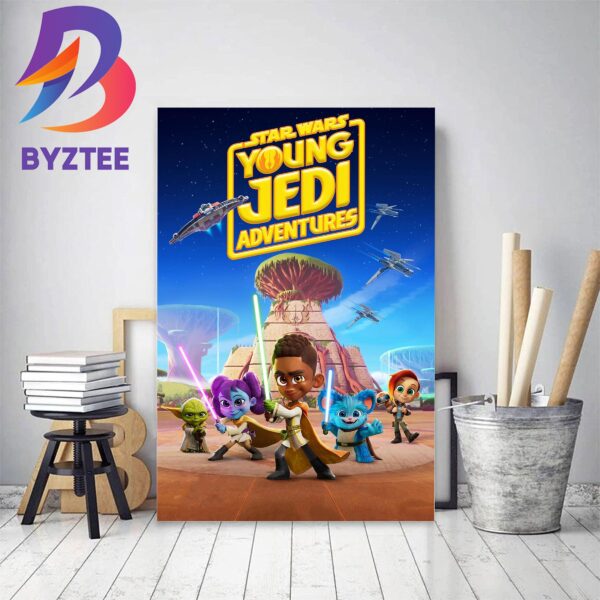 Young Jedi Adventures Of Star Wars Official Poster Home Decor Poster Canvas