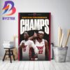 Jimmy Butler Wins The Larry Bird Trophy For 2023 NBA Eastern Conference Finals MVP Decor Poster Canvas