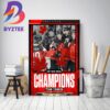 2022-2023 Bundesliga Champions Are Bayern Munich 11th Time In A Row Home Decor Poster Canvas