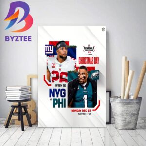 2023 NFL Schedule Release New York Giants And Philadelphia Eagles Home Decor Poster Canvas