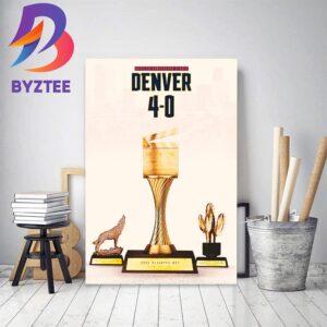 2023 Western Conference Finals Denver Nuggets 4-0 Los Angeles Lakers Home Decor Poster Canvas