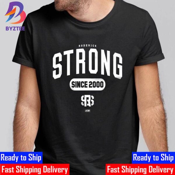 All Elite Wrestling Roderick Strong Since 2000 Unisex T-Shirt