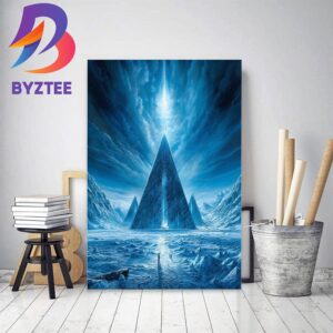 Ancient Pyramids Of Antarctica Decor Poster Canvas