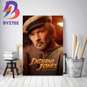 Antonio Banderas As Renaldo In Indiana Jones And The Dial Of Destiny Home Decor Poster Canvas