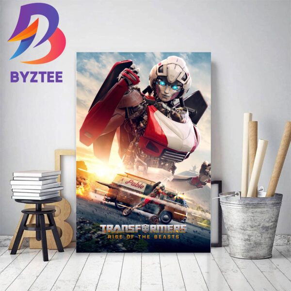 Arcee In Transformers Rise Of The Beasts 2023 New Poster Home Decor Poster Canvas
