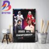 Arlington Renegades Are 2023 XFL Champions Home Decor Poster Canvas