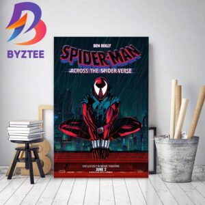 Ben Reilly Is Scarlet Spider In Spider Man Across The Spider Verse Home Decor Poster Canvas