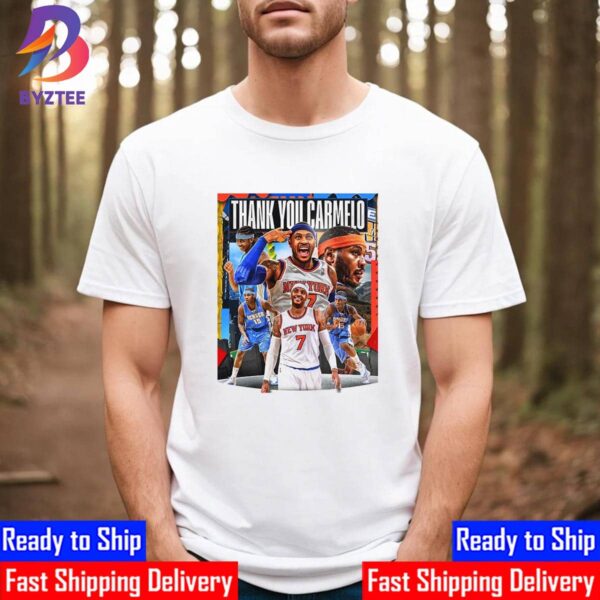 Carmelo Anthony Retirement From The NBA After 19 Seasons Unisex T-Shirt