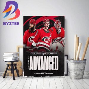 Carolina Hurricanes Are Headed To The Second Round Stanley Cup Playoffs 2023 Home Decor Poster Canvas